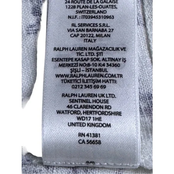 Polo Ralph Lauren Ruffled Floral Linen Off-Shoulder Dress Sz 6 - Picture 10 of 12